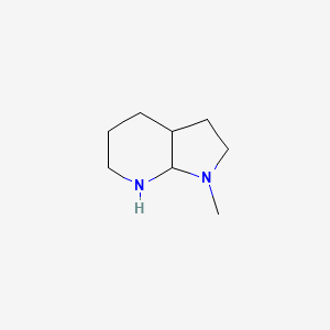 molecular formula C8H16N2 B14804914 1-Methyloctahydro-1H-pyrrolo[2,3-b]pyridine 