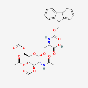 molecular formula C32H36N2O13 B14804988 Fmoc-Ser(GlcNAc(Ac)--D)-OH 