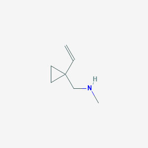 molecular formula C7H13N B1480513 N-methyl-1-(1-vinylcyclopropyl)methanamine CAS No. 2091577-15-8