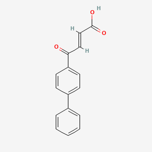 molecular formula C16H12O3 B14805228 4-(Biphenyl-4-yl-)-4-oxo-2-butenoic acid 