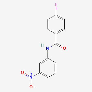 molecular formula C13H9IN2O3 B14805377 4-iodo-N-(3-nitrophenyl)benzamide 