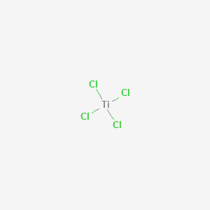 molecular formula TiCl4<br>Cl4Ti B148054 Titanium tetrachloride CAS No. 7550-45-0