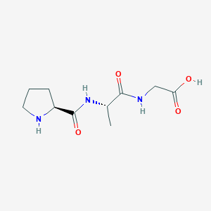 molecular formula C10H17N3O4 B14805458 L-Prolyl-L-alanylglycine CAS No. 7561-32-2