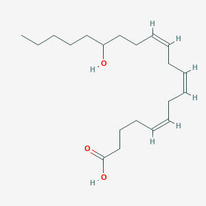 molecular formula C20H34O3 B148057 15-Hydroxy-5,8,11-eicosatrienoic acid CAS No. 139328-88-4