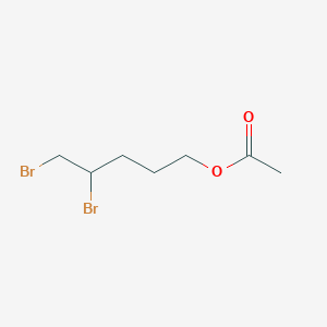 molecular formula C7H12Br2O2 B14805884 4,5-Dibromopentyl acetate 