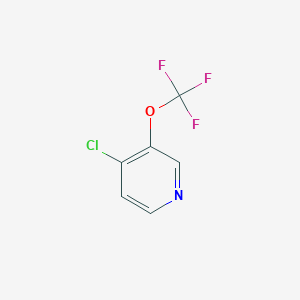 molecular formula C6H3ClF3NO B14805983 4-Chloro-3-(trifluoromethoxy)pyridine 