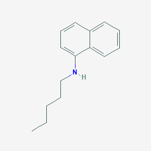 molecular formula C15H19N B14806277 Naphthalen-1-YL-pentylamine 