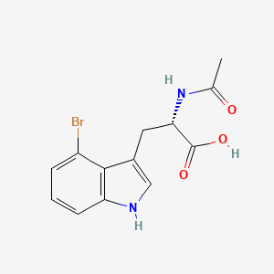 molecular formula C13H13BrN2O3 B14806470 N-Acetyl-4-bromotryptophan 