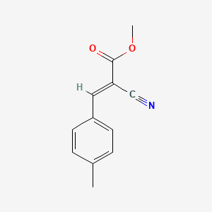 molecular formula C12H11NO2 B14806717 methyl (E)-2-cyano-3-(p-tolyl)acrylate 