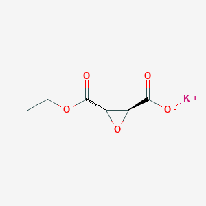 molecular formula C6H7KO5 B14806722 Potassium (2S,3S)-3-(ethoxycarbonyl)oxirane-2-carboxylate 