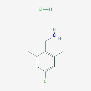 molecular formula C9H13Cl2N B14807234 4-Chloro-2,6-dimethylbenzyl amine HCl 