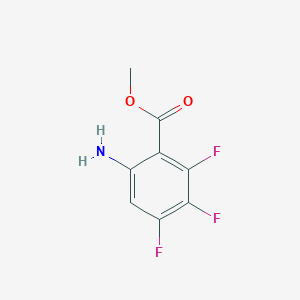 molecular formula C8H6F3NO2 B148073 甲基6-氨基-2,3,4-三氟苯甲酸酯 CAS No. 132920-92-4