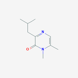molecular formula C10H16N2O B148075 1,6-dimethyl-3-isobutyl-2(1H)-pyrazinone CAS No. 137232-66-7