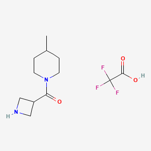 molecular formula C12H19F3N2O3 B1480751 Azetidin-3-yl(4-methylpiperidin-1-yl)methanone 2,2,2-trifluoroacetate CAS No. 2097951-88-5