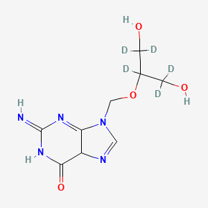 molecular formula C9H13N5O4 B14807948 Ganciclovir D5 