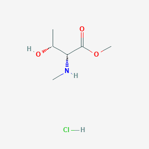 molecular formula C6H14ClNO3 B14808032 N-Me-D-Thr-OMe.HCl 