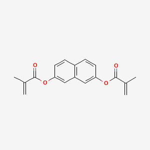 molecular formula C18H16O4 B14808240 2,7-Dimethacryloxynapthalene CAS No. 42980-04-1