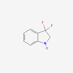 molecular formula C8H7F2N B14808264 3,3-Difluoroindoline 