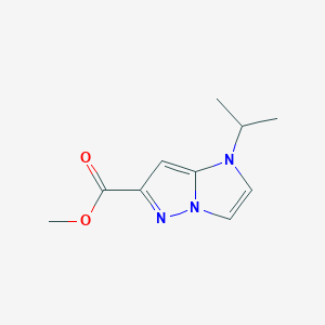 molecular formula C10H13N3O2 B1480829 methyl 1-isopropyl-1H-imidazo[1,2-b]pyrazole-6-carboxylate CAS No. 2098030-99-8