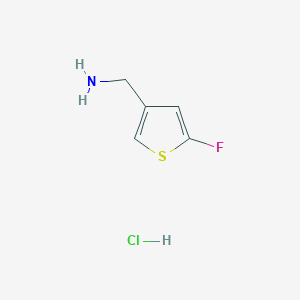 molecular formula C5H7ClFNS B14808410 (5-Fluorothiophen-3-yl)methanamine hydrochloride 