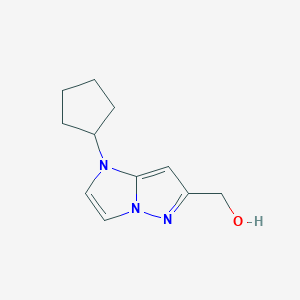 (1-cyclopentyl-1H-imidazo[1,2-b]pyrazol-6-yl)methanol