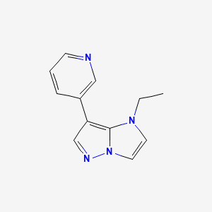 1-ethyl-7-(pyridin-3-yl)-1H-imidazo[1,2-b]pyrazole