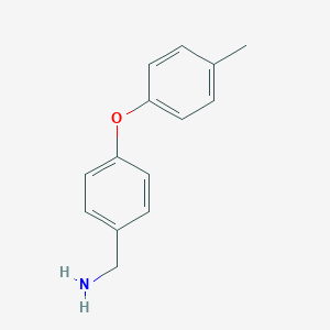 molecular formula C14H15NO B148088 (4-(p-Tolyloxy)phenyl)methanamine CAS No. 129560-03-8
