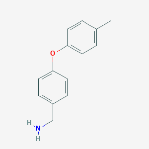 B148088 (4-(p-Tolyloxy)phenyl)methanamine CAS No. 129560-03-8