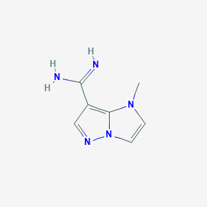1-methyl-1H-imidazo[1,2-b]pyrazole-7-carboximidamide