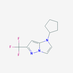 1-cyclopentyl-6-(trifluoromethyl)-1H-imidazo[1,2-b]pyrazole