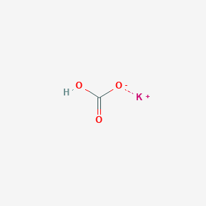 molecular formula KHCO3<br>CHKO3 B148089 碳酸氢钾 CAS No. 298-14-6