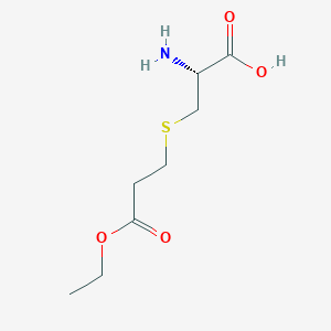 molecular formula C8H15NO4S B14808961 S-(3-Ethoxy-3-oxopropyl)-L-cysteine CAS No. 3958-14-3