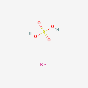 molecular formula KHSO4<br>HKO4S B148090 Potassium bisulfate CAS No. 7646-93-7