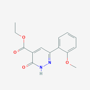 molecular formula C14H14N2O4 B1480928 Ethyl 6-(2-methoxyphenyl)-3-oxo-2,3-dihydropyridazine-4-carboxylate CAS No. 2098091-95-1