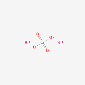 molecular formula K2CrO4<br>CrK2O4 B148093 Potassium chromate CAS No. 7789-00-6