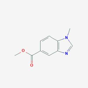 molecular formula C10H10N2O2 B148094 Methyl 1-methyl-1H-benzo[d]imidazole-5-carboxylate CAS No. 131020-36-5