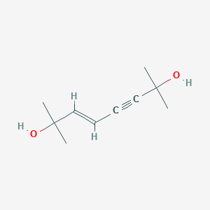 molecular formula C10H16O2 B14809427 (3E)-2,7-dimethyloct-3-en-5-yne-2,7-diol 