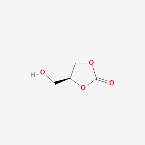 molecular formula C4H6O4 B14809531 (S)-4-(Hydroxymethyl)-1,3-dioxolan-2-one 