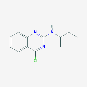 molecular formula C12H14ClN3 B1480959 N-(sec-butyl)-4-chloroquinazolin-2-amine CAS No. 2091124-91-1