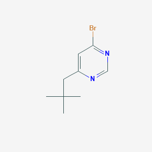 molecular formula C9H13BrN2 B1480966 4-Bromo-6-neopentylpyrimidine CAS No. 2092664-16-7