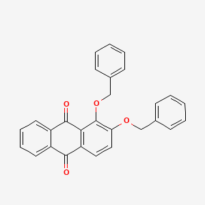 molecular formula C28H20O4 B14809757 1,2-Bis(benzyloxy)anthraquinone 
