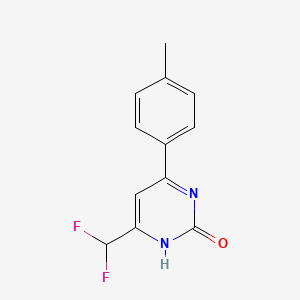 B1480982 4-(difluoromethyl)-6-(p-tolyl)pyrimidin-2(1H)-one CAS No. 1271476-05-1