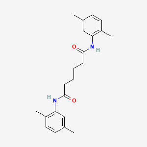 molecular formula C22H28N2O2 B14809896 N,N'-bis(2,5-dimethylphenyl)hexanediamide 