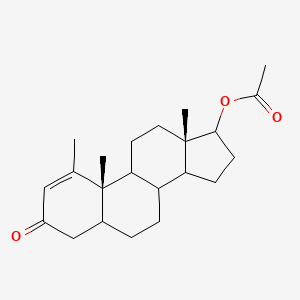 molecular formula C22H32O3 B14810037 Methenolone acetat 