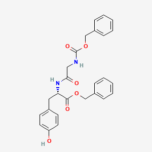 molecular formula C26H26N2O6 B14810232 N-Cbz-glycyl-L-tyrosine benzyl ester 