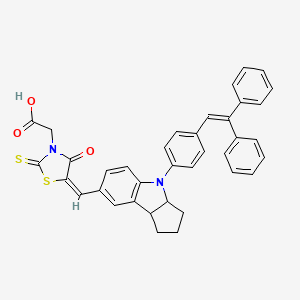 molecular formula C37H30N2O3S2 B14810318 Indoline dye D102 