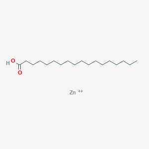 molecular formula C36H70O4Zn<br>Zn(C18H35O2)2<br>C36H70O4Zn B148108 ZINC stearate CAS No. 557-05-1