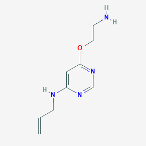 molecular formula C9H14N4O B1481163 N-allyl-6-(2-aminoethoxy)pyrimidin-4-amine CAS No. 2098141-16-1
