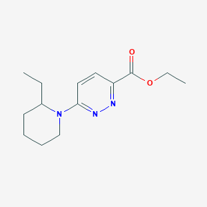 molecular formula C14H21N3O2 B1481174 Ethyl 6-(2-ethylpiperidin-1-yl)pyridazine-3-carboxylate CAS No. 2098057-72-6