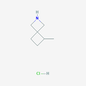 molecular formula C7H14ClN B1481183 5-Methyl-2-azaspiro[3.3]heptane hydrochloride CAS No. 2097957-68-9